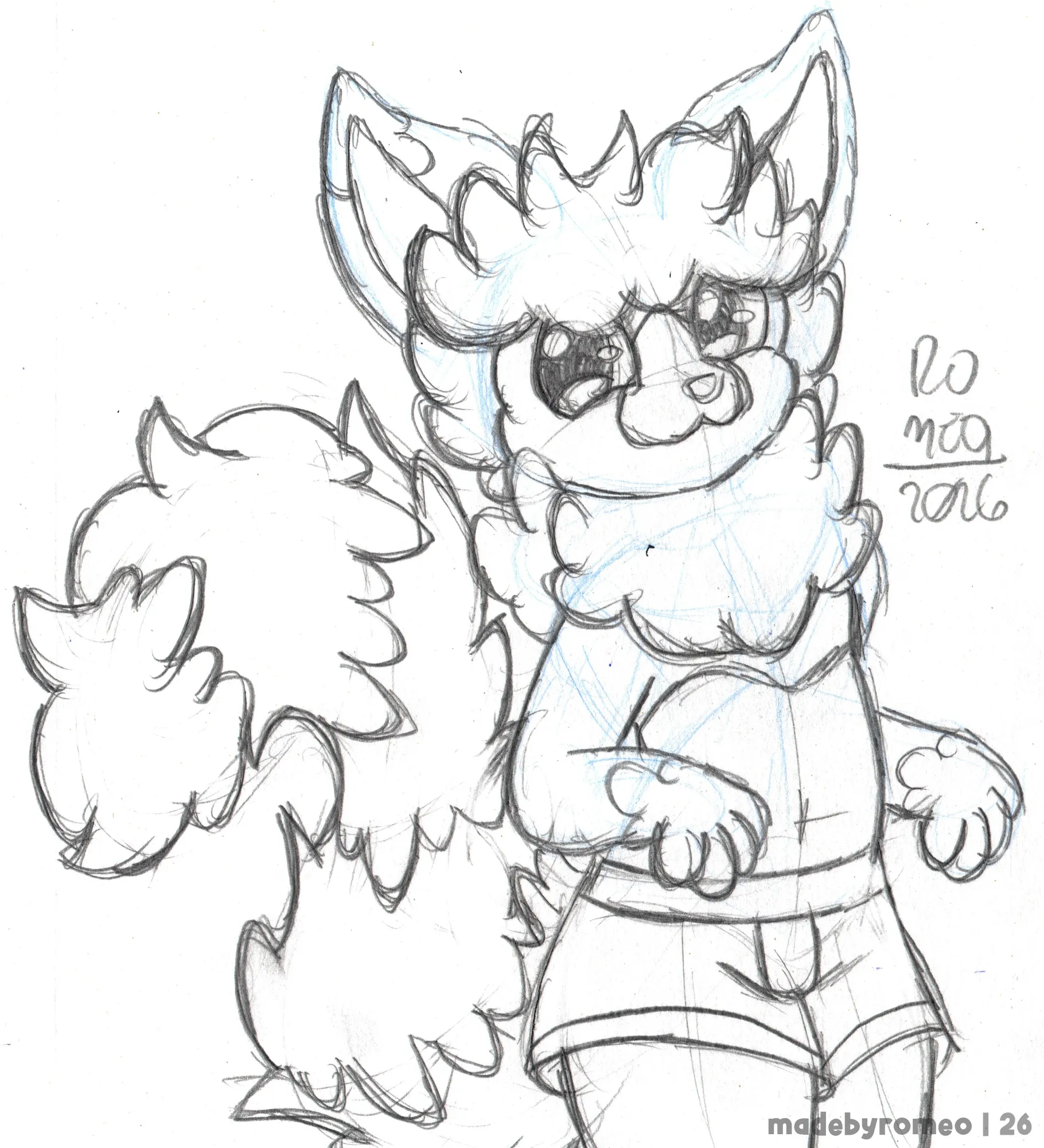 Apenas o Ygo com uma bermudinha