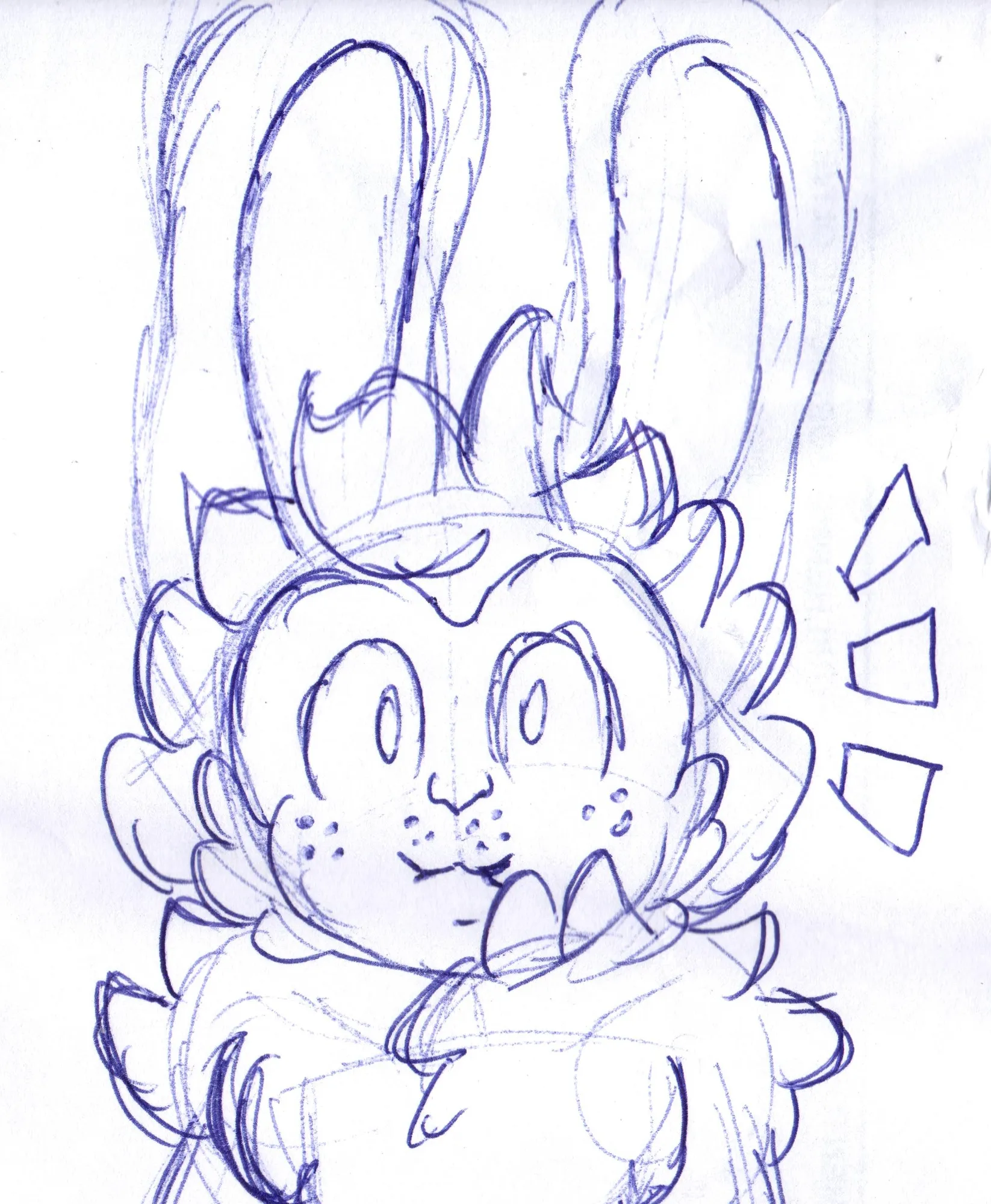 É assim que imagino que o Romeo fique quando está muito surpreso com algo.