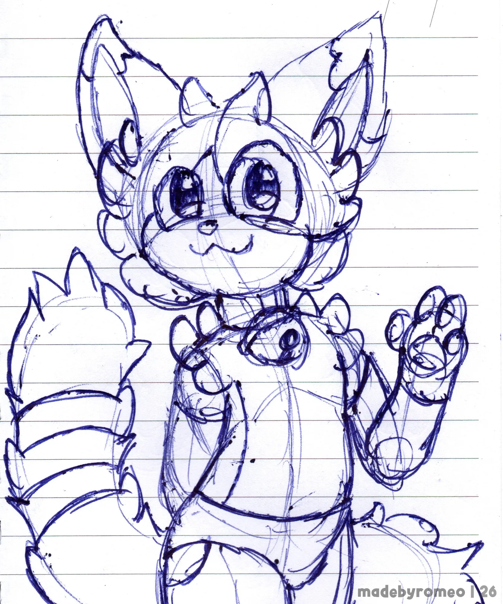 Apenas o Mocha acenando para você, nada mais do que isso